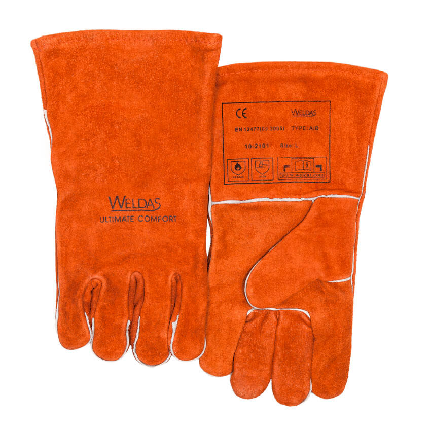 MAG-Schweißerhandschuh „Weldas Rot“