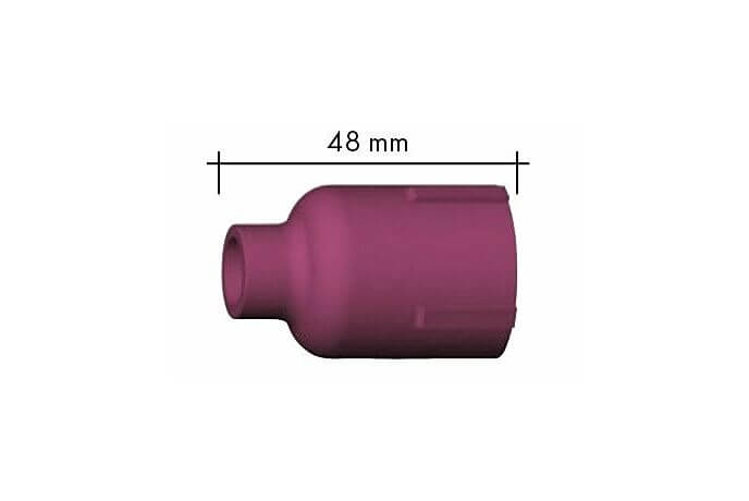 Gasdüse Keramik Gr. 12 Ø19,5 x 48mm WIG-Brenner