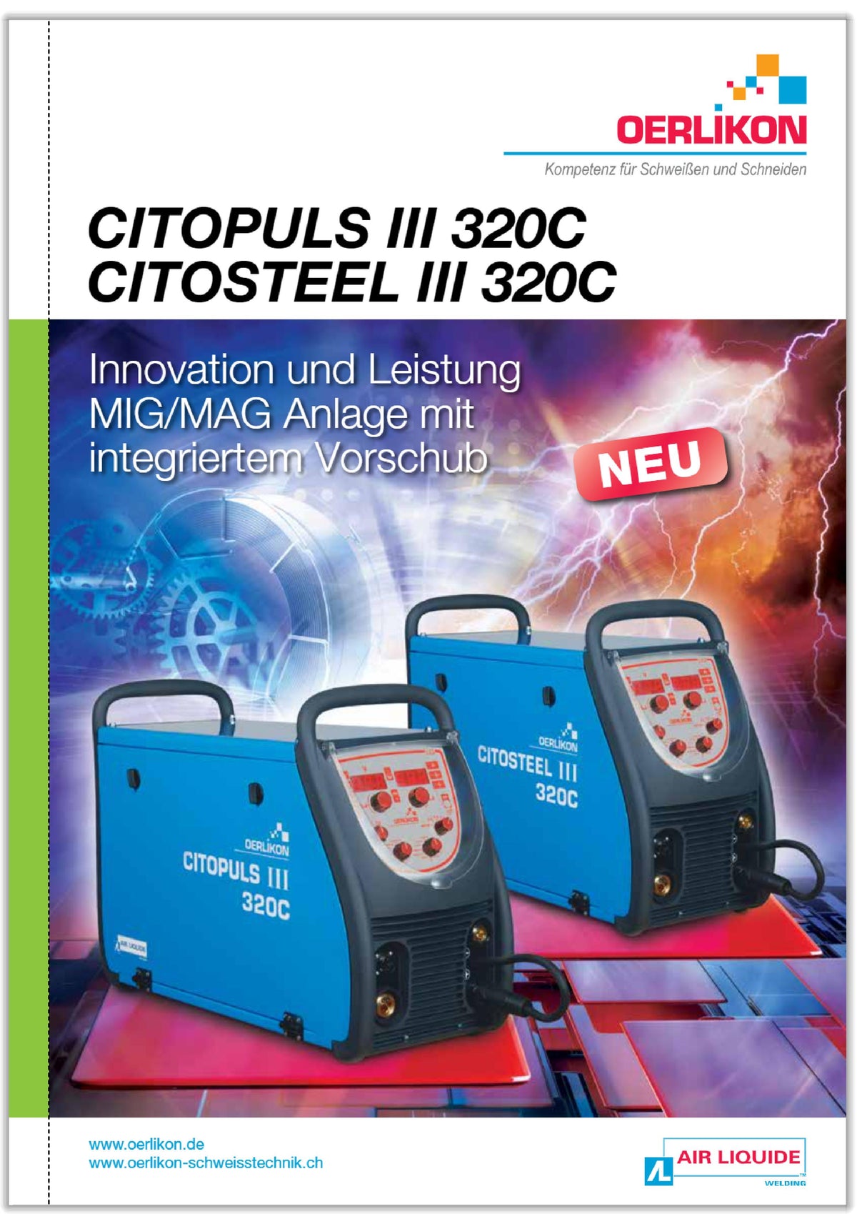 MIG/MAG-Schweißgerät „CITOPULS III 320C“ 350A - ohne Zubehör