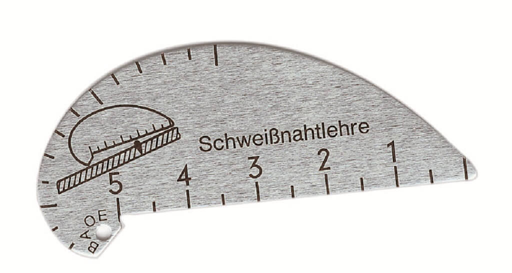 Schweißnahtlehre Aluminium